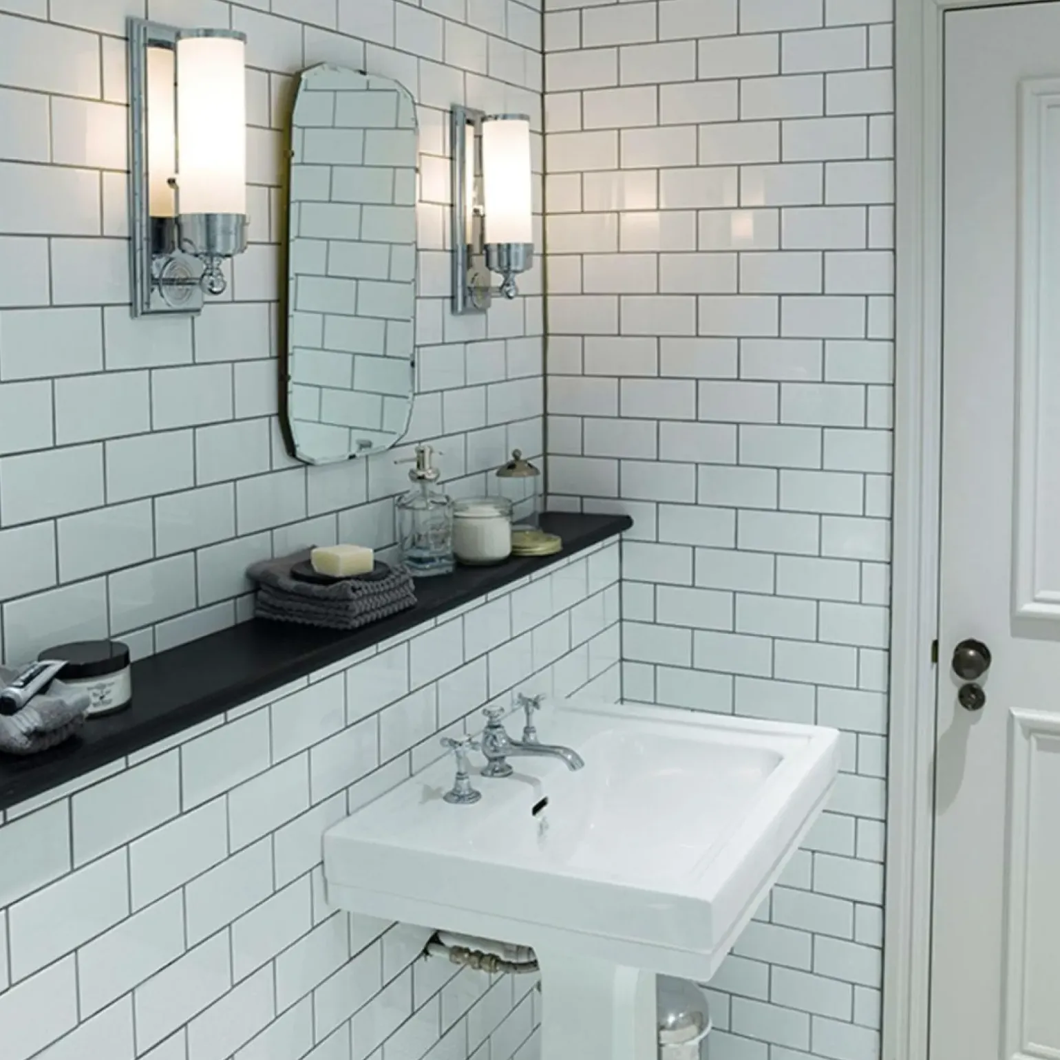 Sklep Kaja Kinkiet łazienkowy, polerowany chrom BATH-WS1 z serii WORCESTER