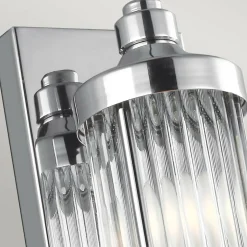 Sklep Kaja Kinkiet owany, ryflowane szkło FE-PAULSON-W4 z serii PAULSON