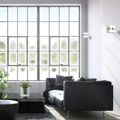 Sklep Kaja Kinkiet ścienny do sypialni, biało-złoty MLP7345 z serii ULTIMO | Kaja Oświetlen