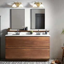 Sklep Kaja Kinkiet ścienny, kolor mosiądzu HK-AINSLEY2-BATH-BB z serii AINSLEY