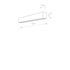 Sklep Kaja Kinkiet ścienny na świetlówkę LED TUBE T8, 7568 | Kaja Oświetlenie