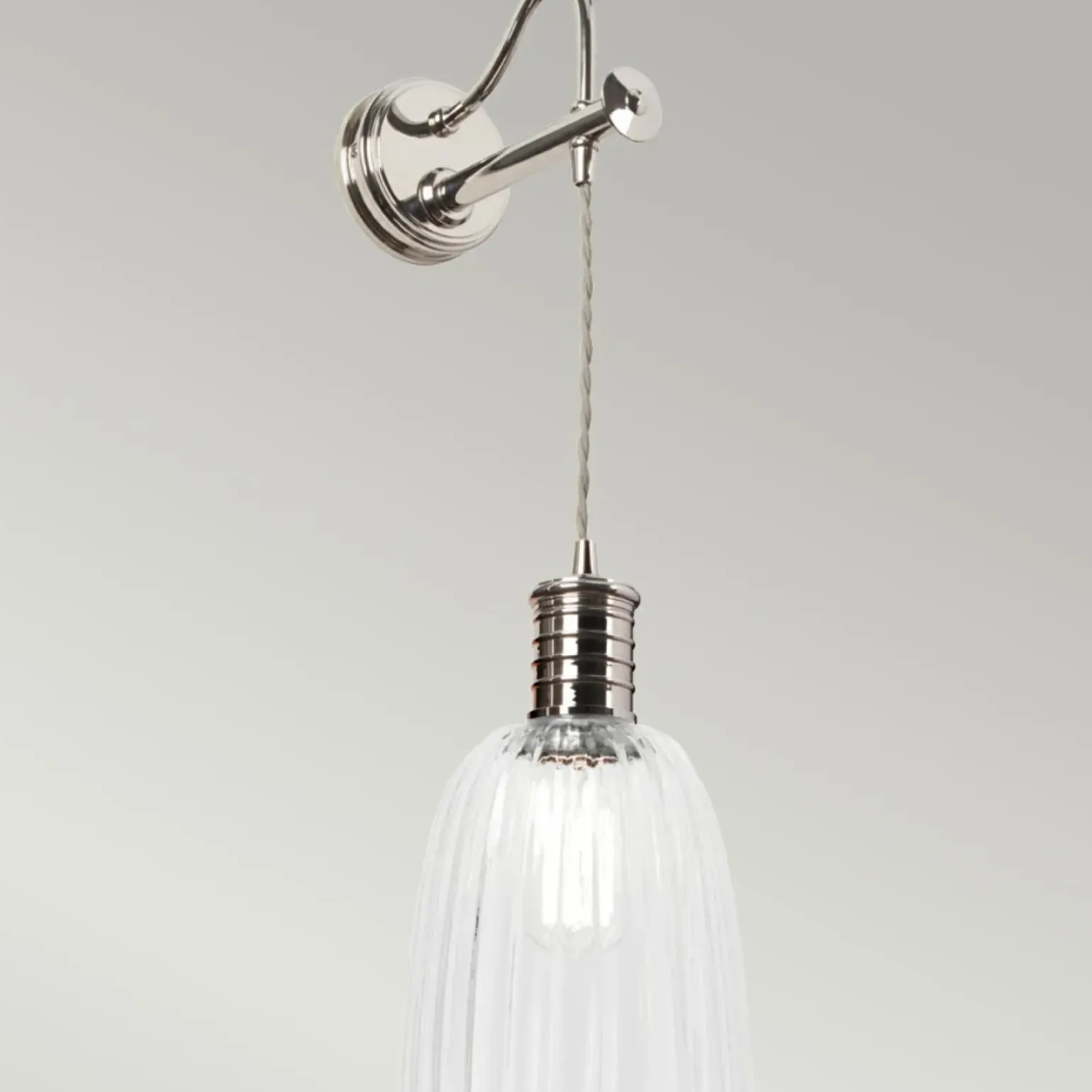 Sklep Kaja Kinkiet ścienny, polerowany nikiel DOUILLE1-PN z serii DOUILLE