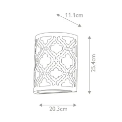 Sklep Kaja Kinkiet ścienny, postarzane złoto GN-ARABELLA1 z serii ARABELLA
