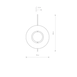 Sklep Kaja Kinkiet ścienny, w kolorze ciemnego drewna 7653 | Kaja Oświetlenie