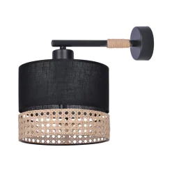 Sklep Kaja Kinkiet ścienny w stylu boho, z abażurem K-4368 | Kaja Oświetlenie