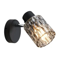 Sklep Kaja Kinkiet ścienny z dekoracyjnym, szklanym kloszem 91-27375 z serii BILL | Kaja Oś