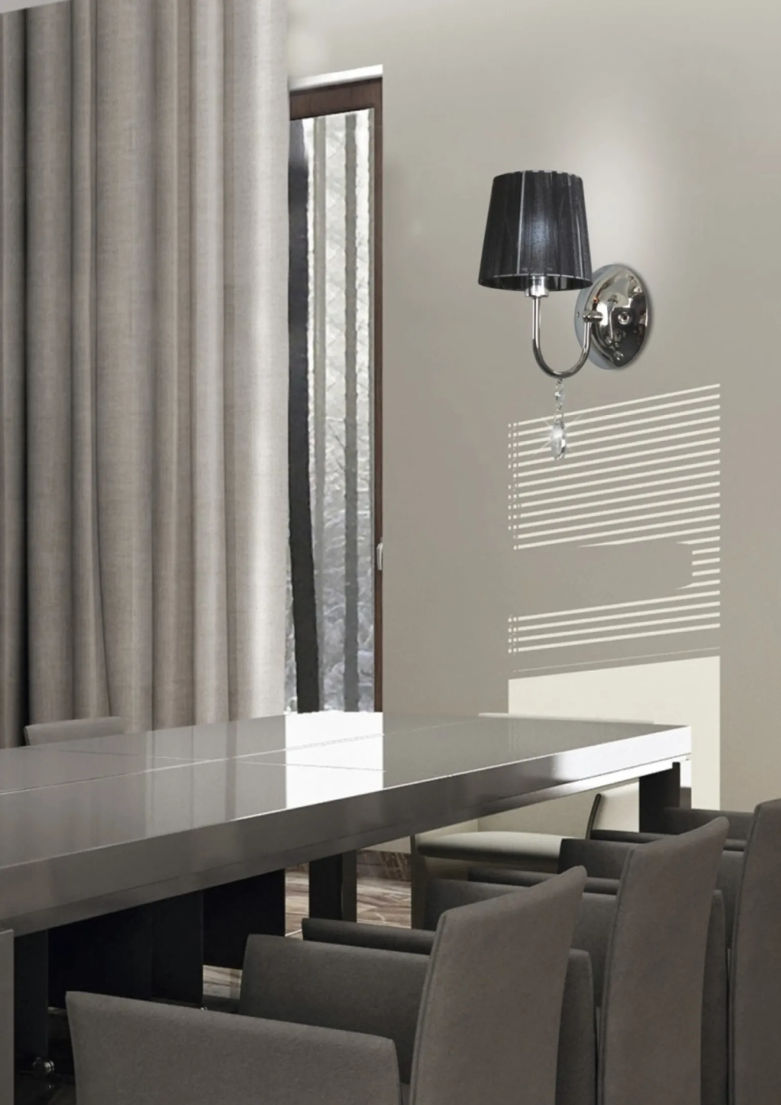 Sklep Kaja Kinkiet do sypialni w stylu dark glamour 21-38036 SORENTO | Kaja