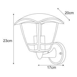 Sklep Kaja Kinkiet elewacyjny, na żarówkę z dużym gwintem K-8200 z serii NAPOLI