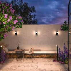 Sklep Kaja Kinkiet elewacyjny w czarnym kolorze O446WL-L7GF3K z serii STOCK