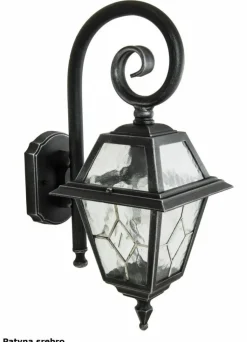 Sklep Kaja Kinkiet elewacyjny z ozdobnym szkłem K 3012/1/N z serii WITRAŻ | Kaja Oświetleni