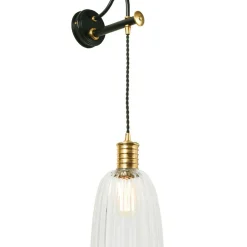 Sklep Kaja Kinkiet, kolor czarny z mosiądzem DOUILLE1-BPB z serii DOUILLE