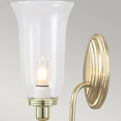 Sklep Kaja Kinkiet, kolor polerowany mosiądz BATH-BLAKE2-PB z serii BLAKE