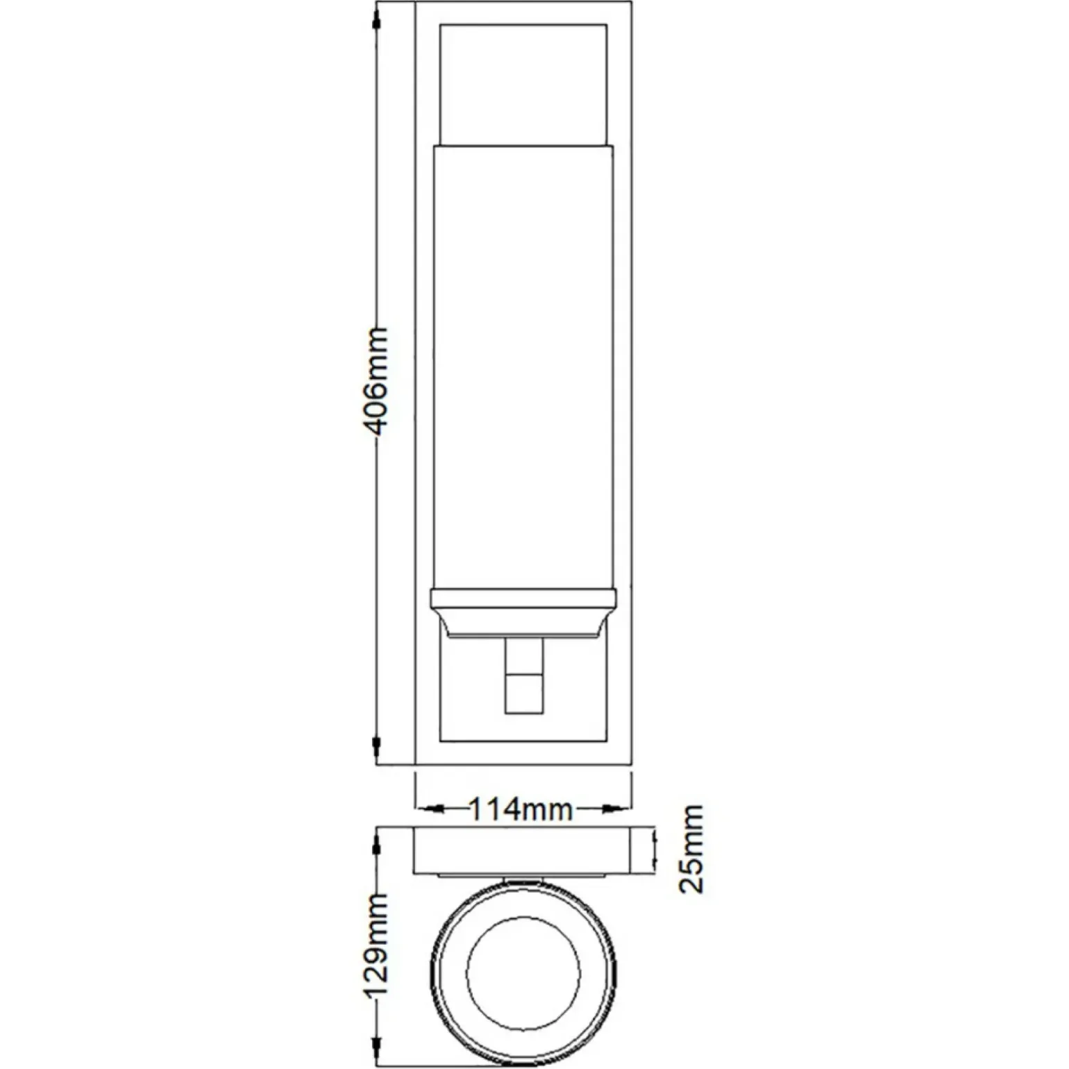 Sklep Kaja Kinkiet LED o ciepłej barwie, IP44 FE-AMALIA1-LBATH z serii AMALIA