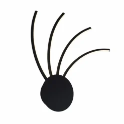 Sklep Kaja Kinkiet LED o dekoracyjnym kształcie 2200014-BK DIOGO | Kaja