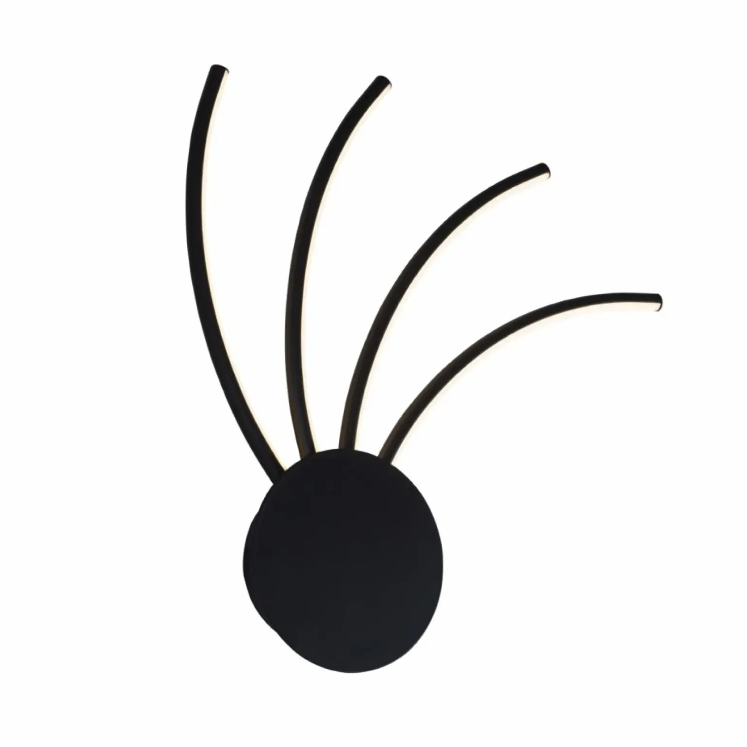 Sklep Kaja Kinkiet LED o dekoracyjnym kształcie 2200014-BK DIOGO | Kaja