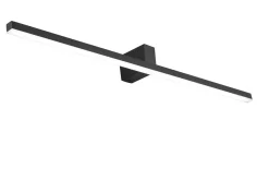 Sklep Kaja Kinkiet LED, prosta lampa nad lustro LP-778/1W XXL BK z serii NEVADA