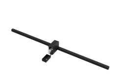 Sklep Kaja Kinkiet LED, prosta lampa nad lustro LP-778/1W XXL BK z serii NEVADA