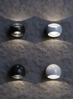 Sklep Kaja Kinkiet LED zewnętrzny dwustronny O032WL-L6B3K STREAM | Kaja