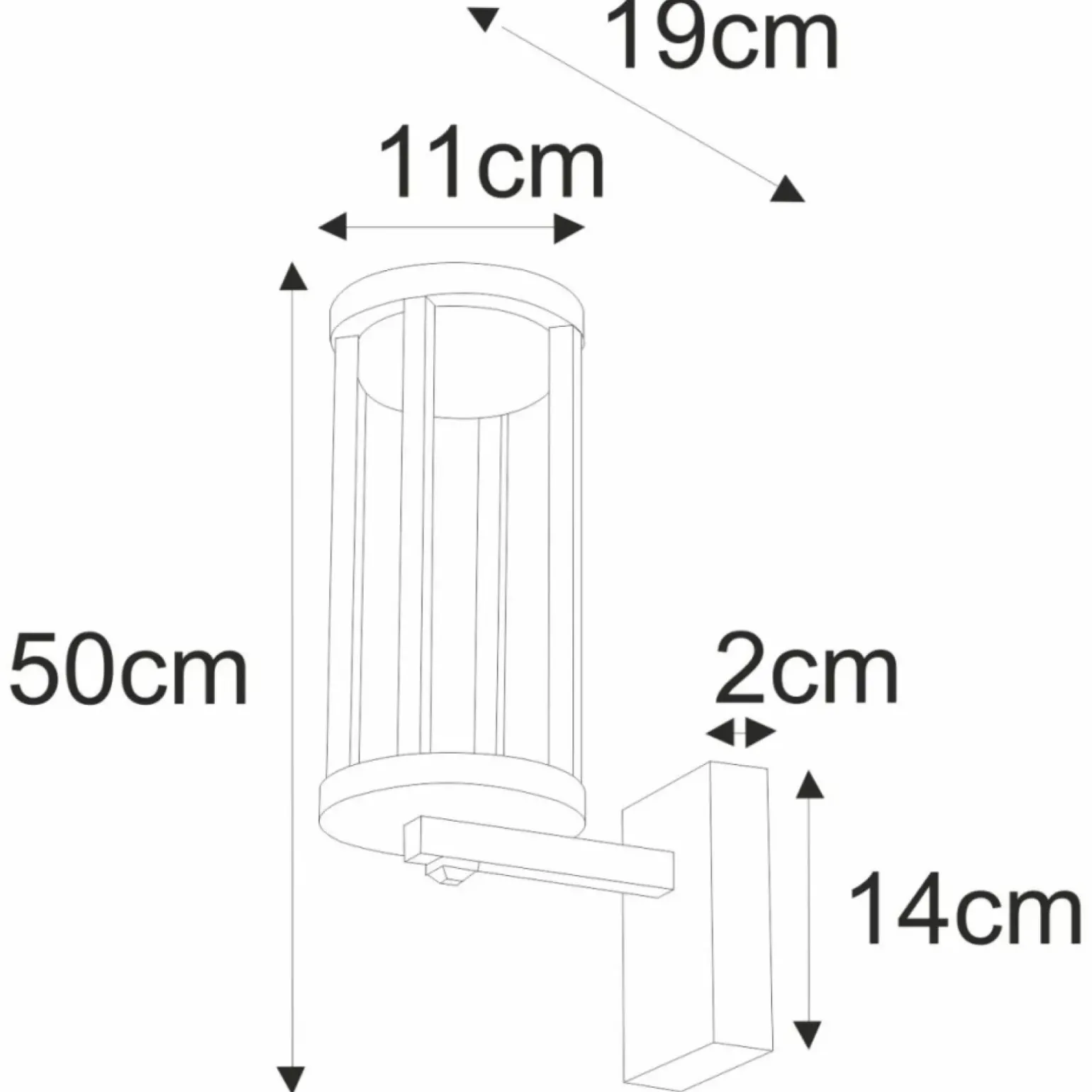 Sklep Kaja Kinkiet ogrodowy o designerskim kształcie K-8137 UBBE | Kaja