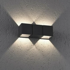 Sklep Kaja Kinkiet ogrodowy w formie trzech kubików 9658-13 z serii MARCEL | Kaja