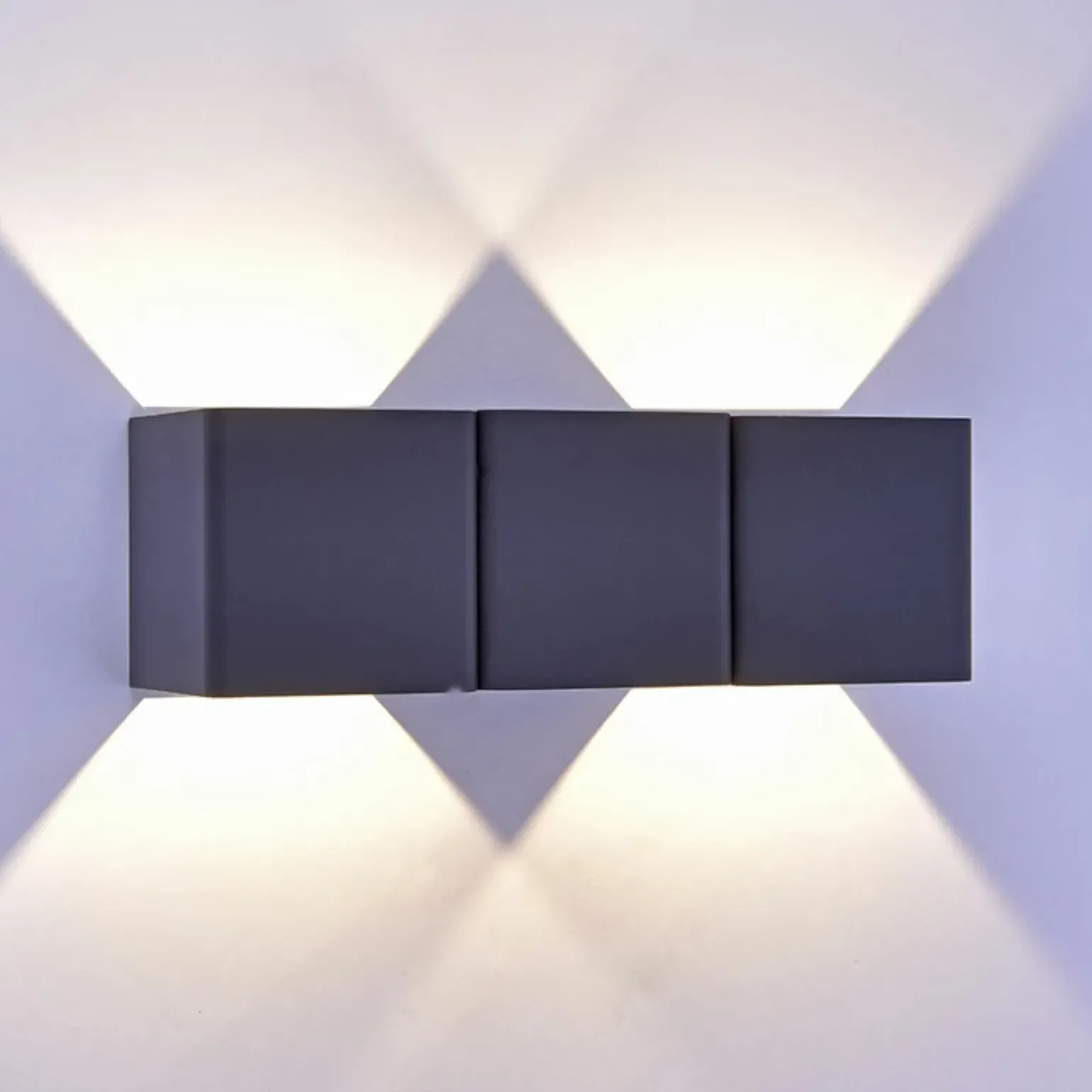 Sklep Kaja Kinkiet ogrodowy w formie trzech kubików 9658-13 z serii MARCEL | Kaja