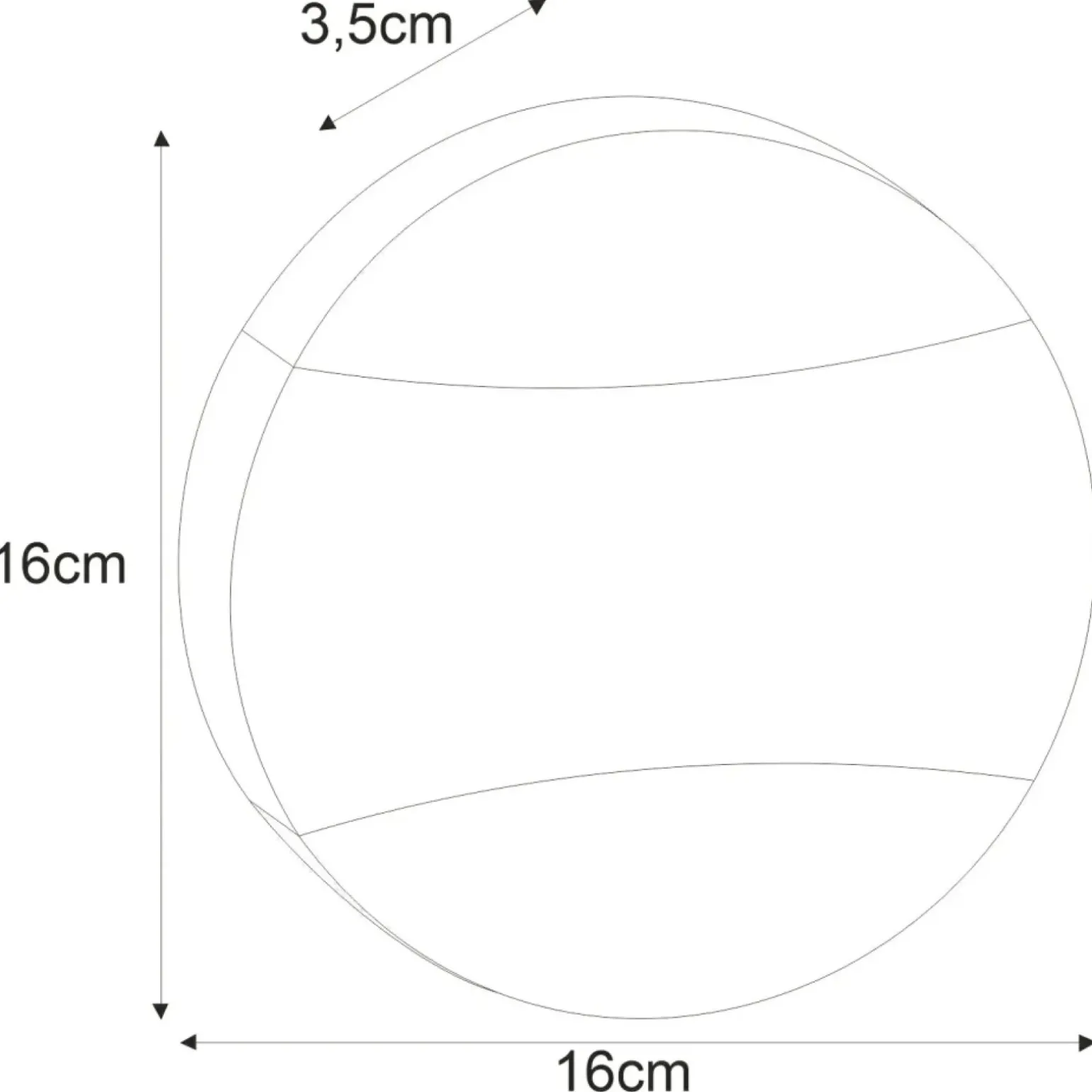 Sklep Kaja Kinkiet ogrodowy w kształcie koła LED K-8143 SITRA | Kaja Oświetlenie