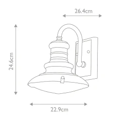 Sklep Kaja Kinkiet, postarzany brąz FE-REDDING2-S-PDB z serii REDDING STATION