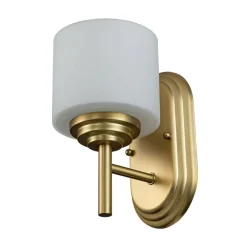 Sklep Kaja Kinkiet, szczotkowany mosiądz FE-MALIBU1-BATH-BB z serii MALIBU