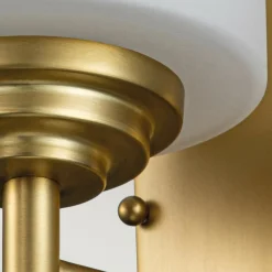 Sklep Kaja Kinkiet, szczotkowany mosiądz FE-MALIBU1-BATH-BB z serii MALIBU