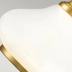 Sklep Kaja Kinkiet, szczotkowany mosiądz HK-AINSLEY1-BATH-BB z serii AINSLEY