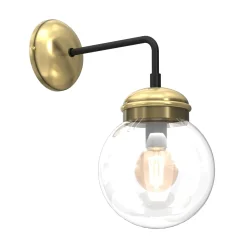 Sklep Kaja Kinkiet w kolorze m, przezroczysty klosz LX 1887 z serii HYDRO