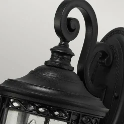 Sklep Kaja Kinkiet w nurcie klasycznym FE-EB2-M-BLK z serii ENGLISH BRIDLE