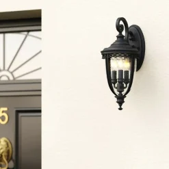 Sklep Kaja Kinkiet w nurcie klasycznym FE-EB2-M-BLK z serii ENGLISH BRIDLE