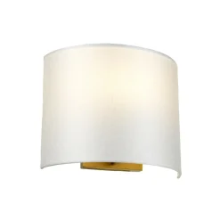 Sklep Kaja Kinkiet z abażurem, kolor mosiądz DL-COOPER-M-IV-AB z serii COOPER