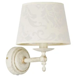 Sklep Kaja Kinkiet z beżowym abażurem AL 18530 ROKSANA WHITE | Kaja Oświetlenie