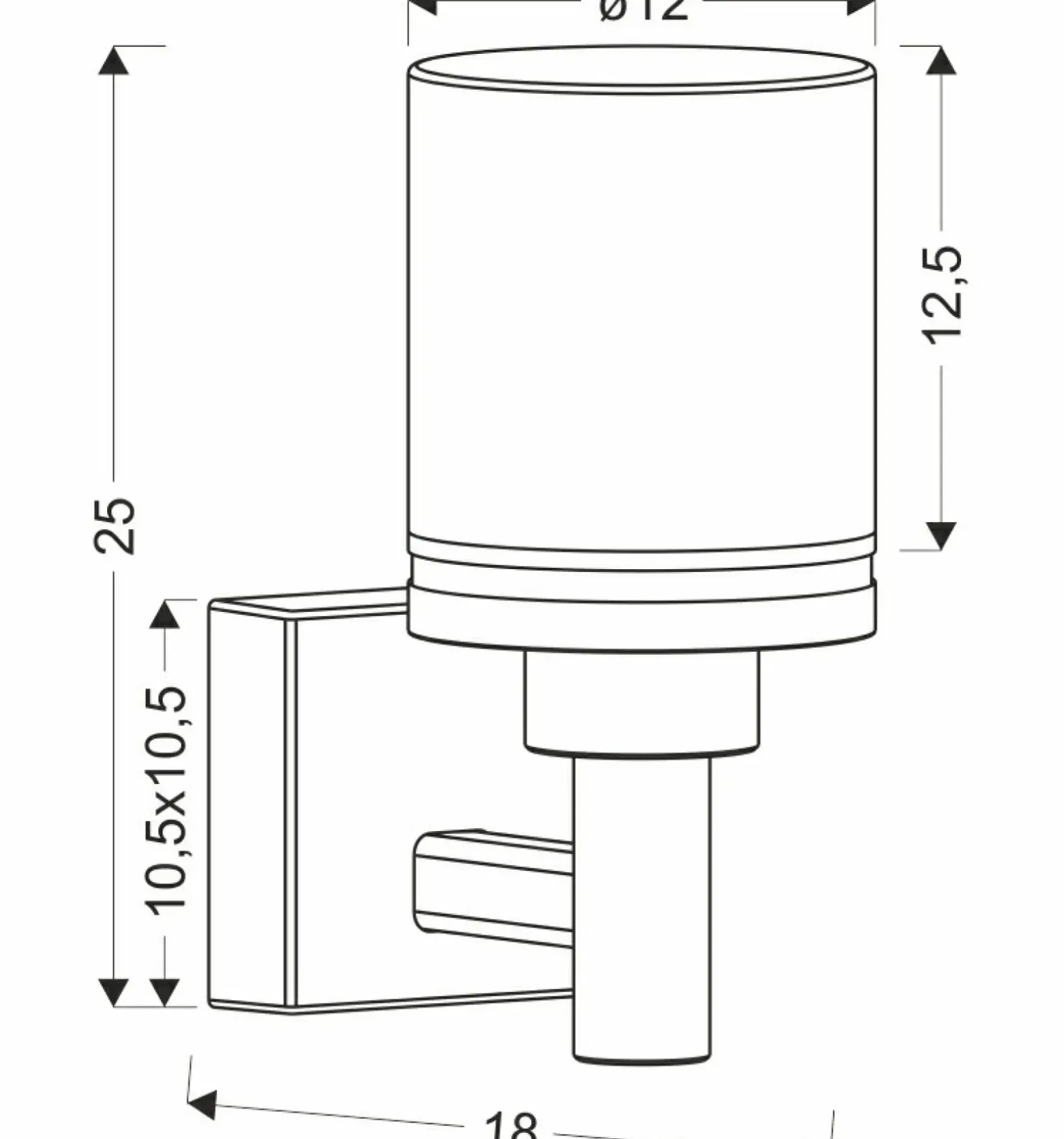 Sklep Kaja Kinkiet z białym kloszem, lampa zewnętrzna 21-32386 SAPONIA | Kaja