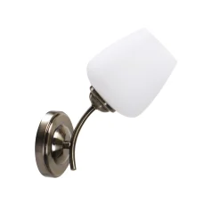 Sklep Kaja Kinkiet z białym kloszem w kształcie kielicha 21-22561 z serii ZINA | Kaja Oświe