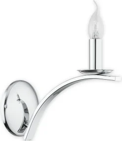 Sklep Kaja Kinkiet z chromowaną oprawą na 1 żarówkę O2860 K1 CH | Kaja