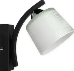 Sklep Kaja Kinkiet z dekoracyjnym kloszem O3260 K1 CZA + CH z serii TALAR | Kaja