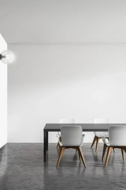 Sklep Kaja Kinkiet z grafitowym kloszem w kształcie kuli 874/K1 | Kaja