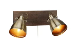 Sklep Kaja Kinkiet z kloszami regulowany kąt świecenia 108214 | Kaja Oświetlenie