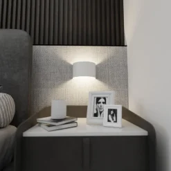 Sklep Kaja Kinkiet z kloszem w kształcie połowy obręczy 950/1 | Kaja Oświetlenie