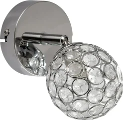 Sklep Kaja Kinkiet z kryształowym kloszem 91-85781 STARLET | Kaja Oświetlenie