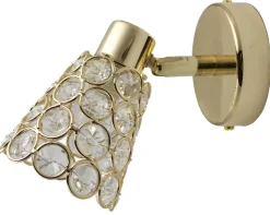 Sklep Kaja Kinkiet z kryształowym kloszem 91-97432 GLOSSY | Kaja Oświetlenie