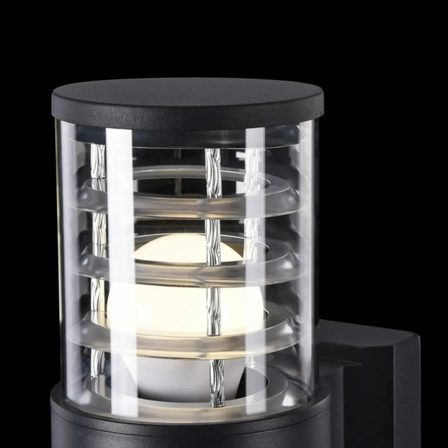 Sklep Kaja Kinkiet z przezroczystym kloszem O576WL-01B BRONX | Kaja Oświetlenie