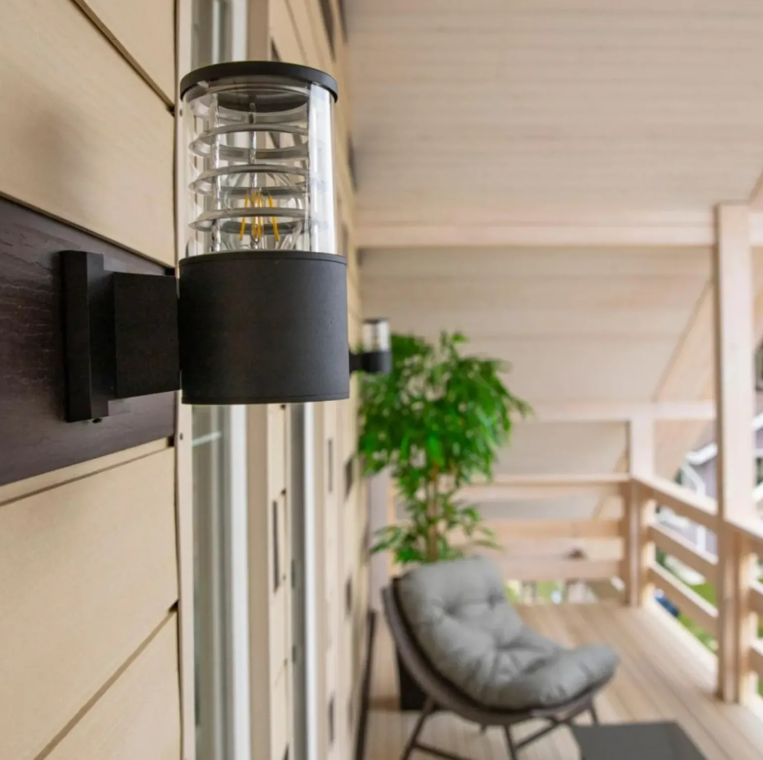 Sklep Kaja Kinkiet z przezroczystym kloszem O576WL-01B BRONX | Kaja Oświetlenie