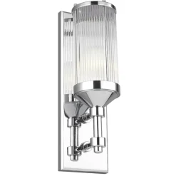 Sklep Kaja Kinkiet z ryflowanym szkłem FE-PAULSON1 z serii PAULSON