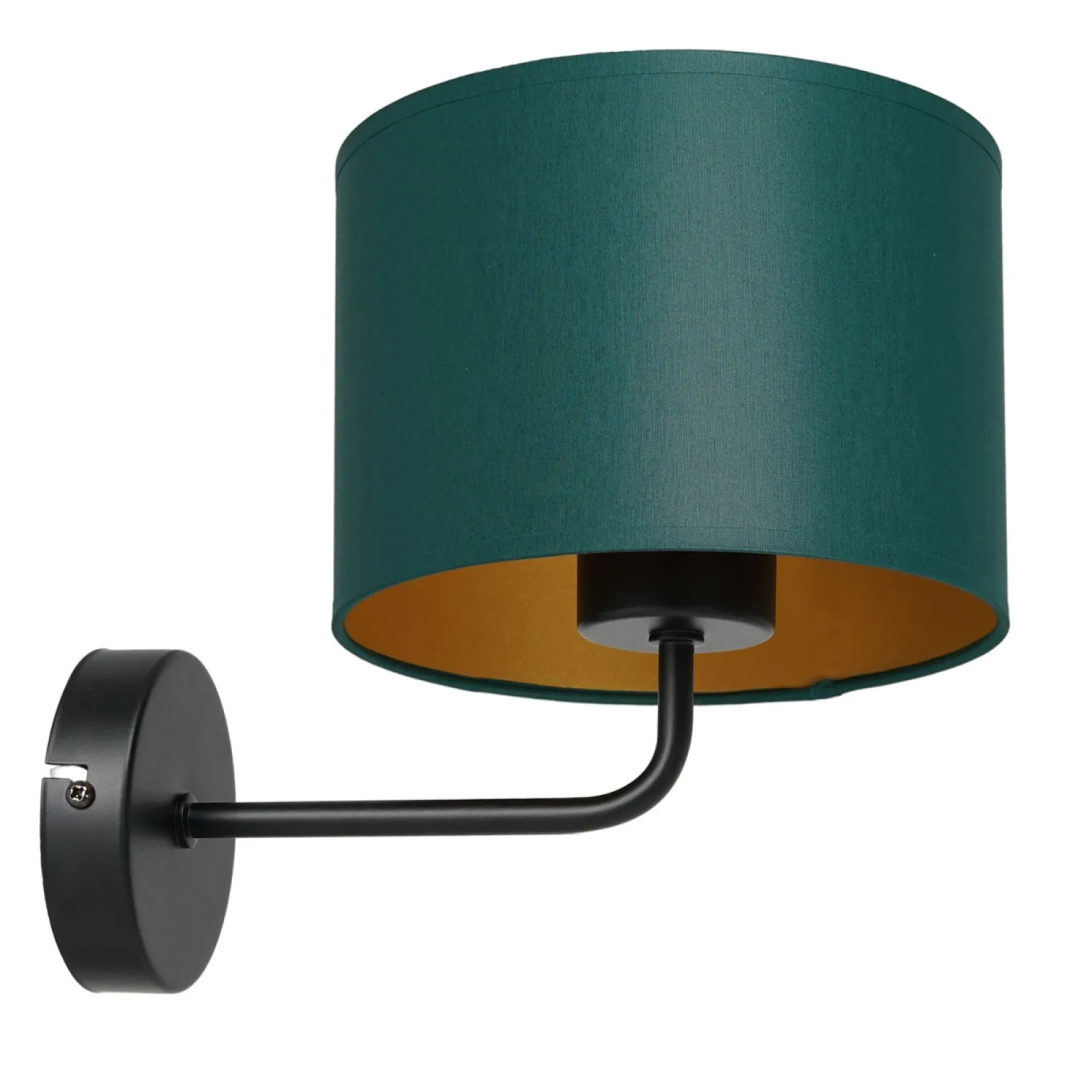 Sklep Kaja Kinkiet z walcowym, zielonym abażurem LX 3543 z serii ARDEN | Kaja