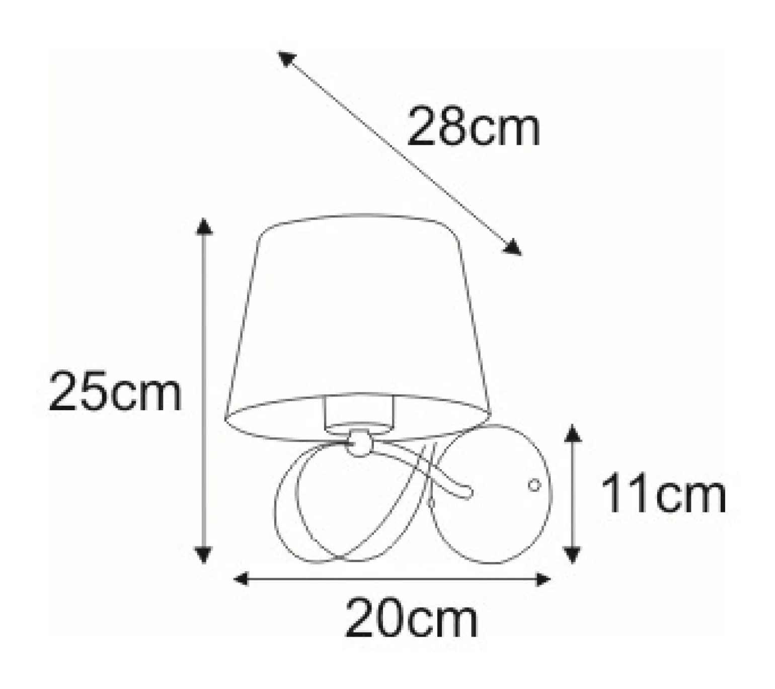 Sklep Kaja Kinkiet ze zdobionym ramieniem, do sypialni K-4072 IRMA | Kaja