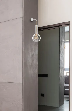 Sklep Kaja Kinkiet ze złotą, rustykalną oprawką K-4528 ARVI WHITE | Kaja